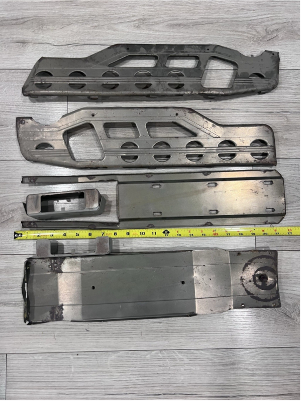 Vintage Tonka Car Carrier Trailer Parts Sandblasted For Repair or Restoration
